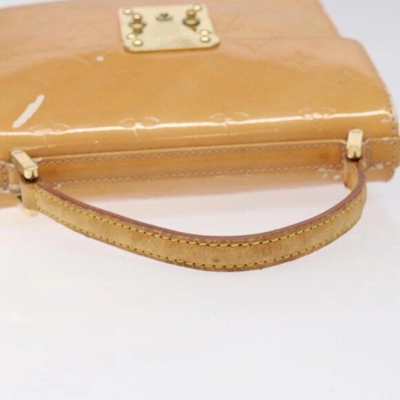 LOUIS VUITTON Vernis Spring Street Hand Bag Marshmallow Pink M91033 Auth BD1853 - Picture 8 of 16